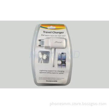 8Pin Micro Usb 5Pin Wall Mount Phone Charger Double Sided P